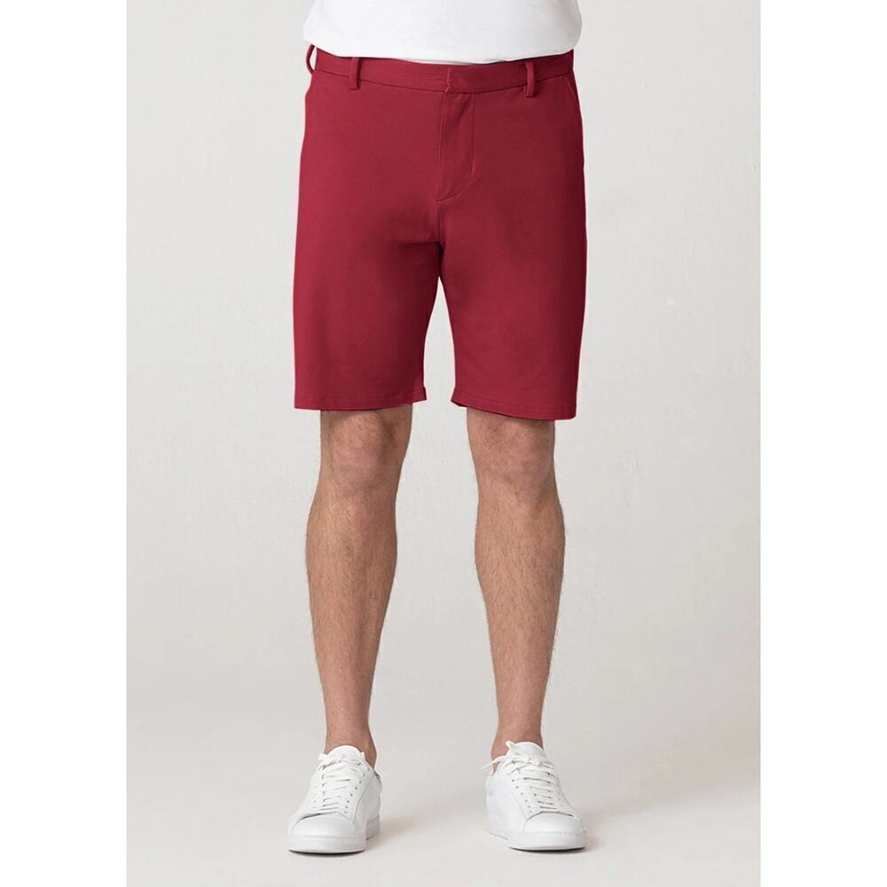 Swet Tailor Everyday Chino Shorts Red Wine Sz 31 NWT